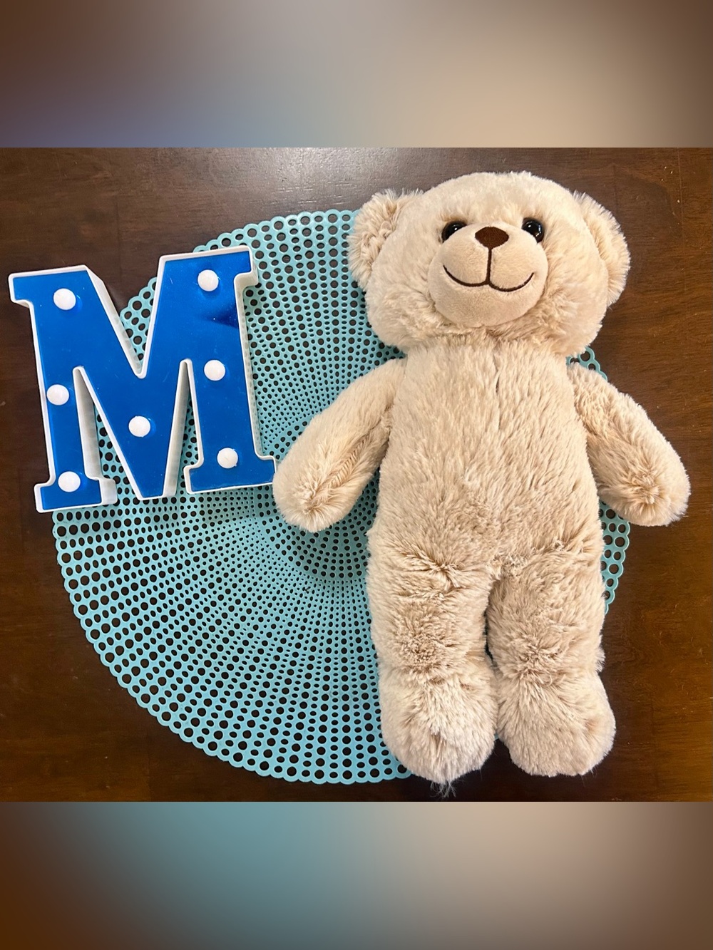 Spark Create Imagine Teddy Bear Cream Tan Plush Stuffed Toy 13” SOFT, NWT